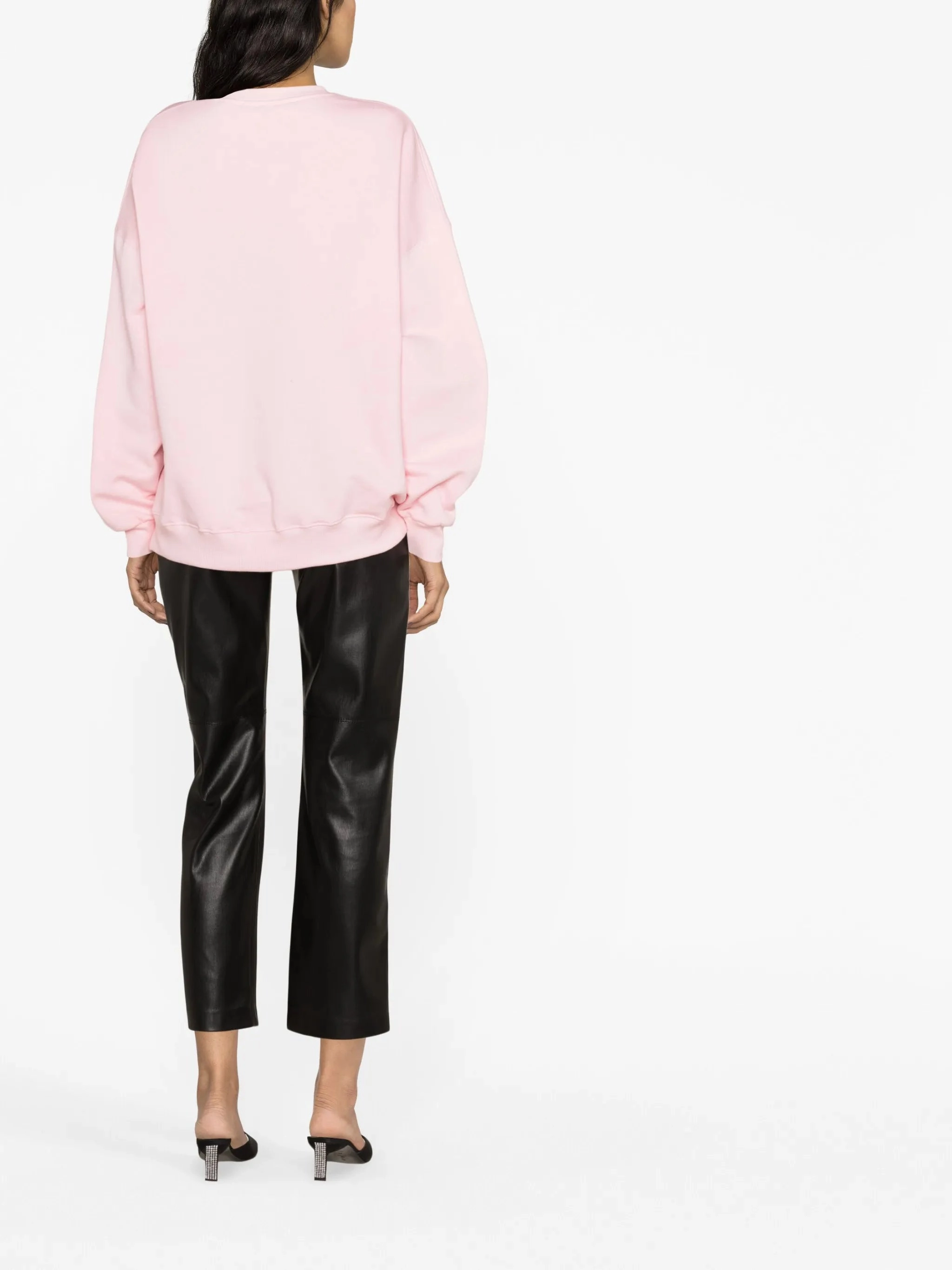 Grandma Sweatshirts With Grandkids Names crystal-logo organic cotton sweatshirt