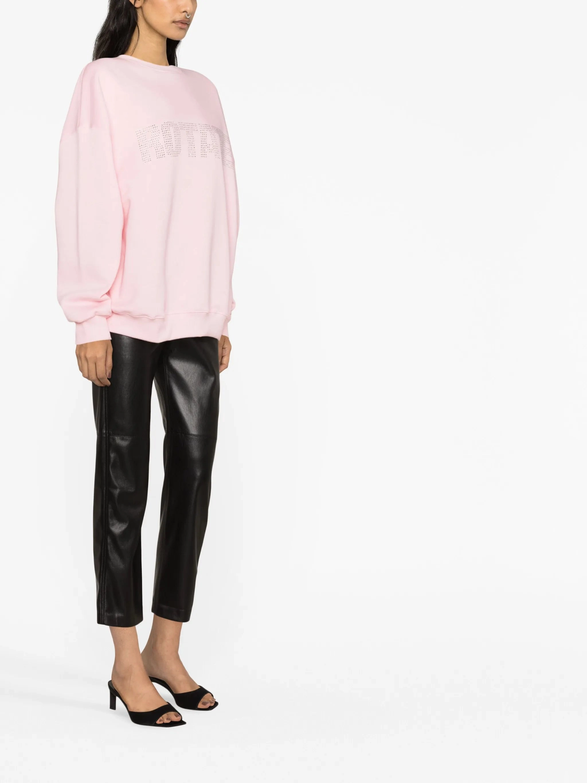 crystal-logo organic cotton sweatshirt Favorites Sweatshirts