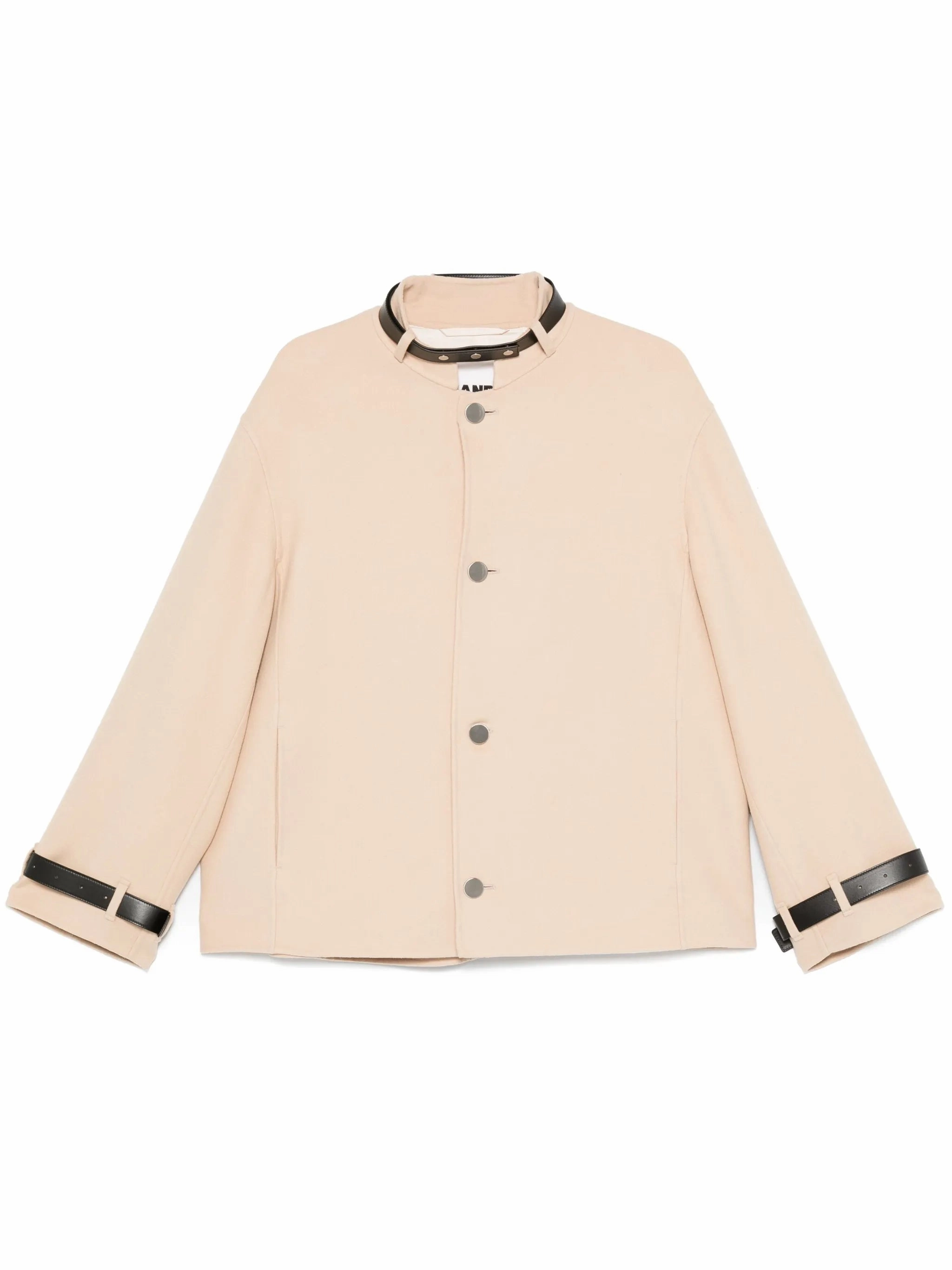 Coats For Adults Near Me belted-detailed coat