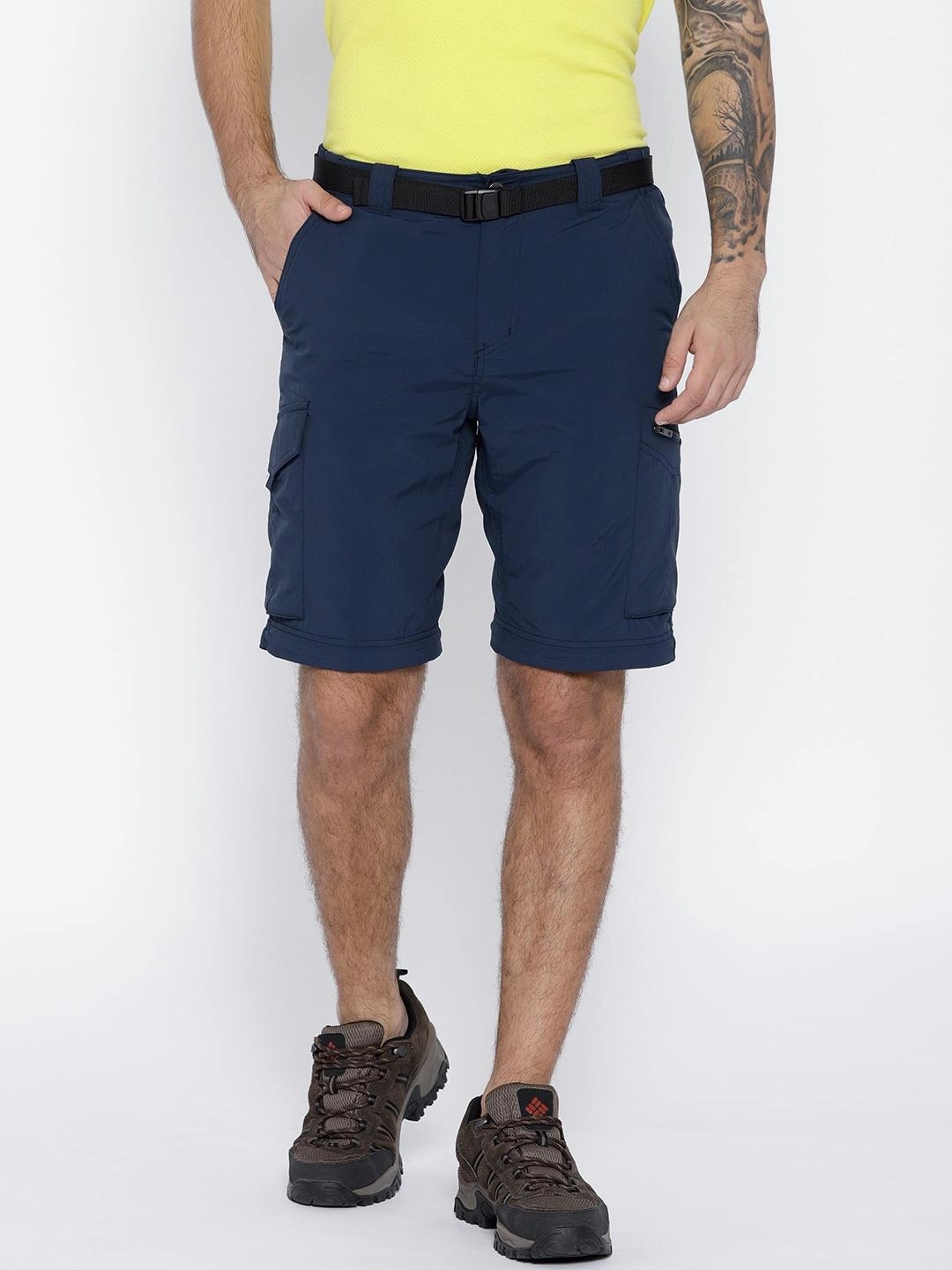 Columbia Men Blue Silver Ridge Convertible Pant (Sun Protection) Bluenotes Cargo Pants