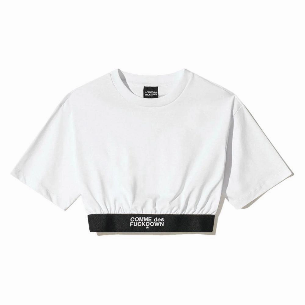 Washington Dc T Shirts Comme Des Fuckdown White Cotton Women T-Shirt