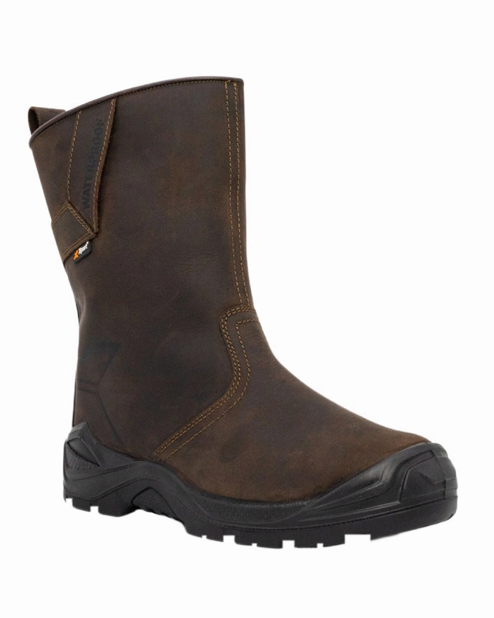 Xpert Mens Invincible Safety Waterproof Rigger Boots Comfortable Warm Work Boots