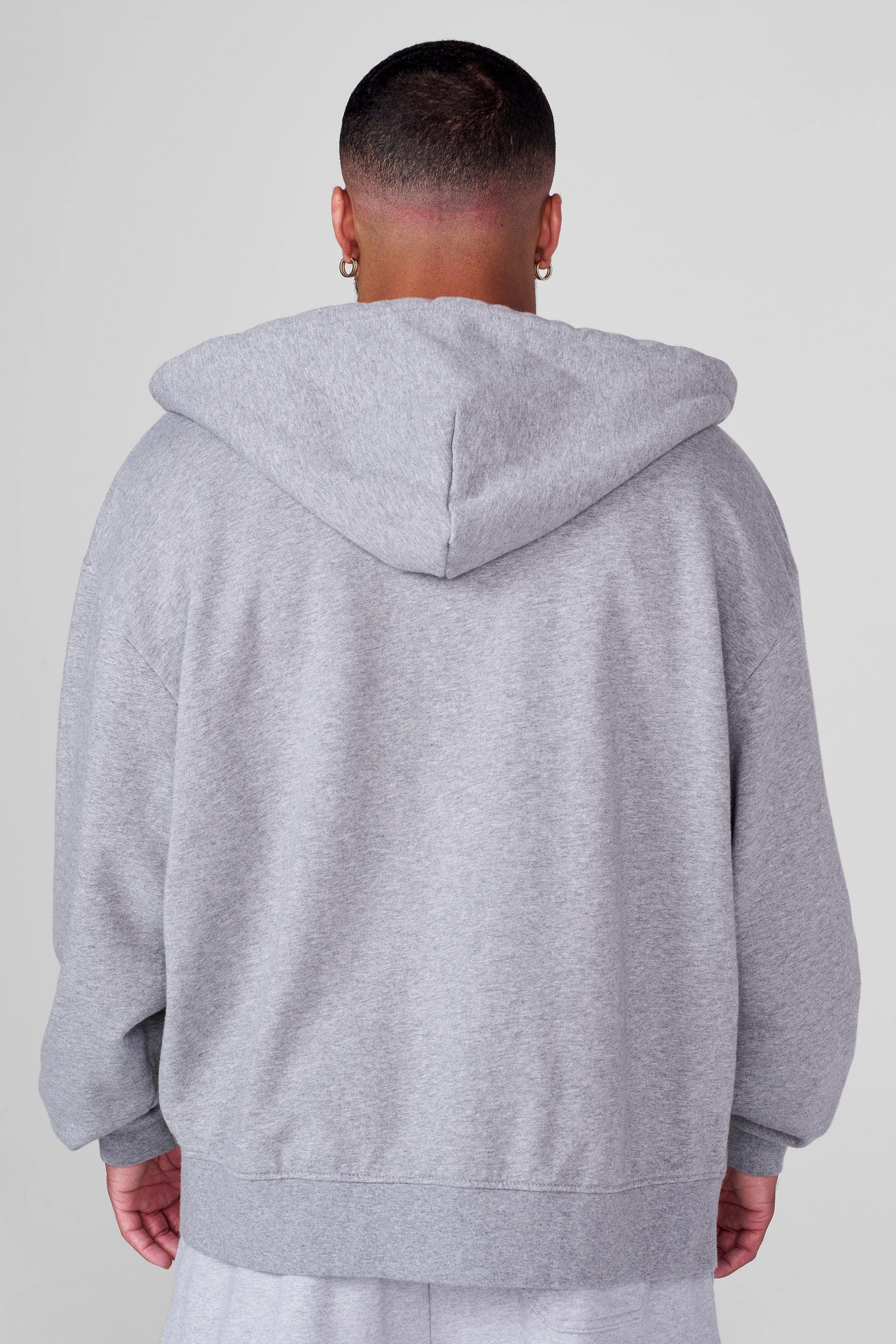 Colombo Sweatshirts & Knitwear Youngla 5062 - Heritage Zip-Up Hoodies Heather Grey