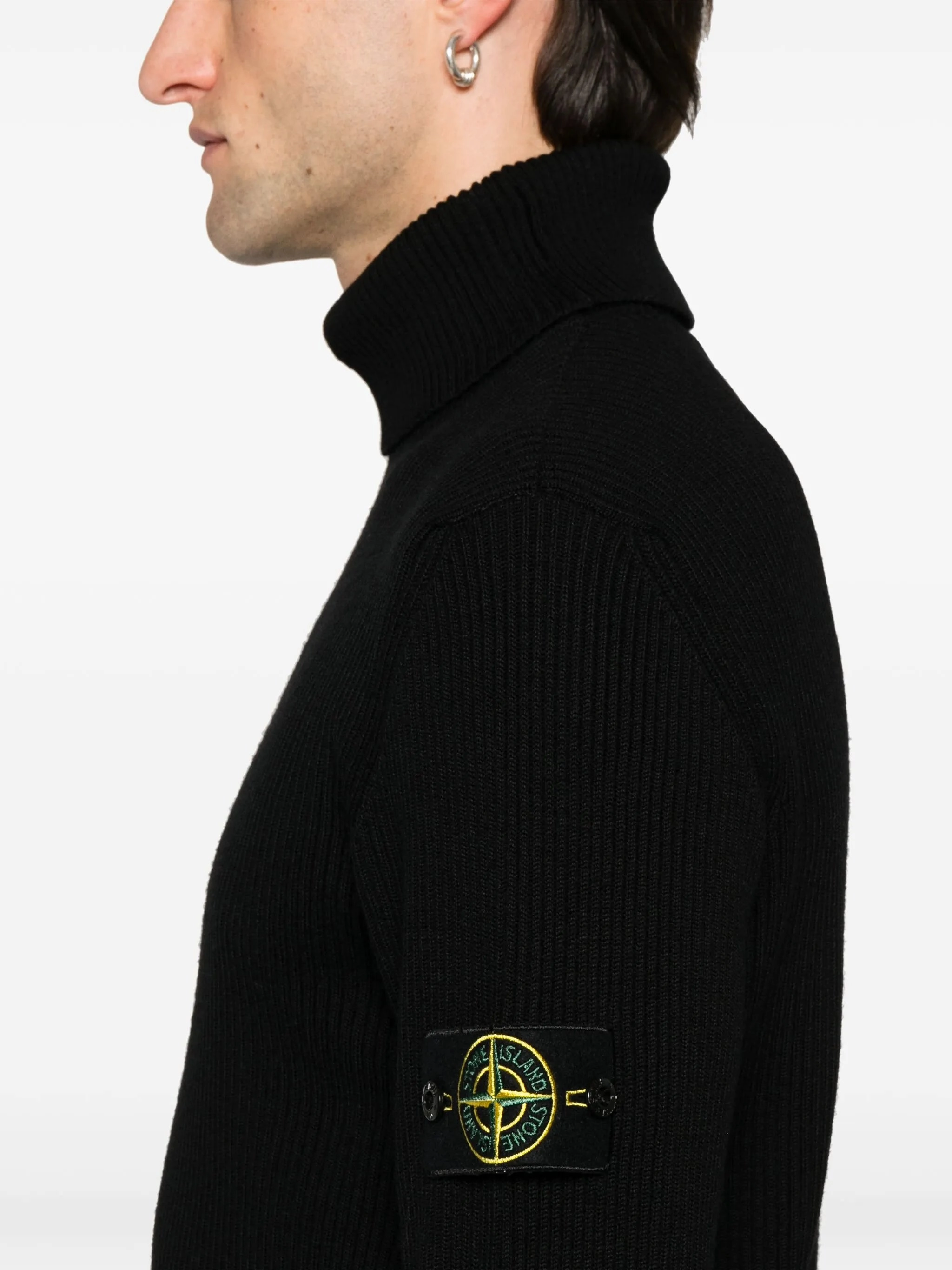 Compass-badge wool jumper Knitwear Trends
