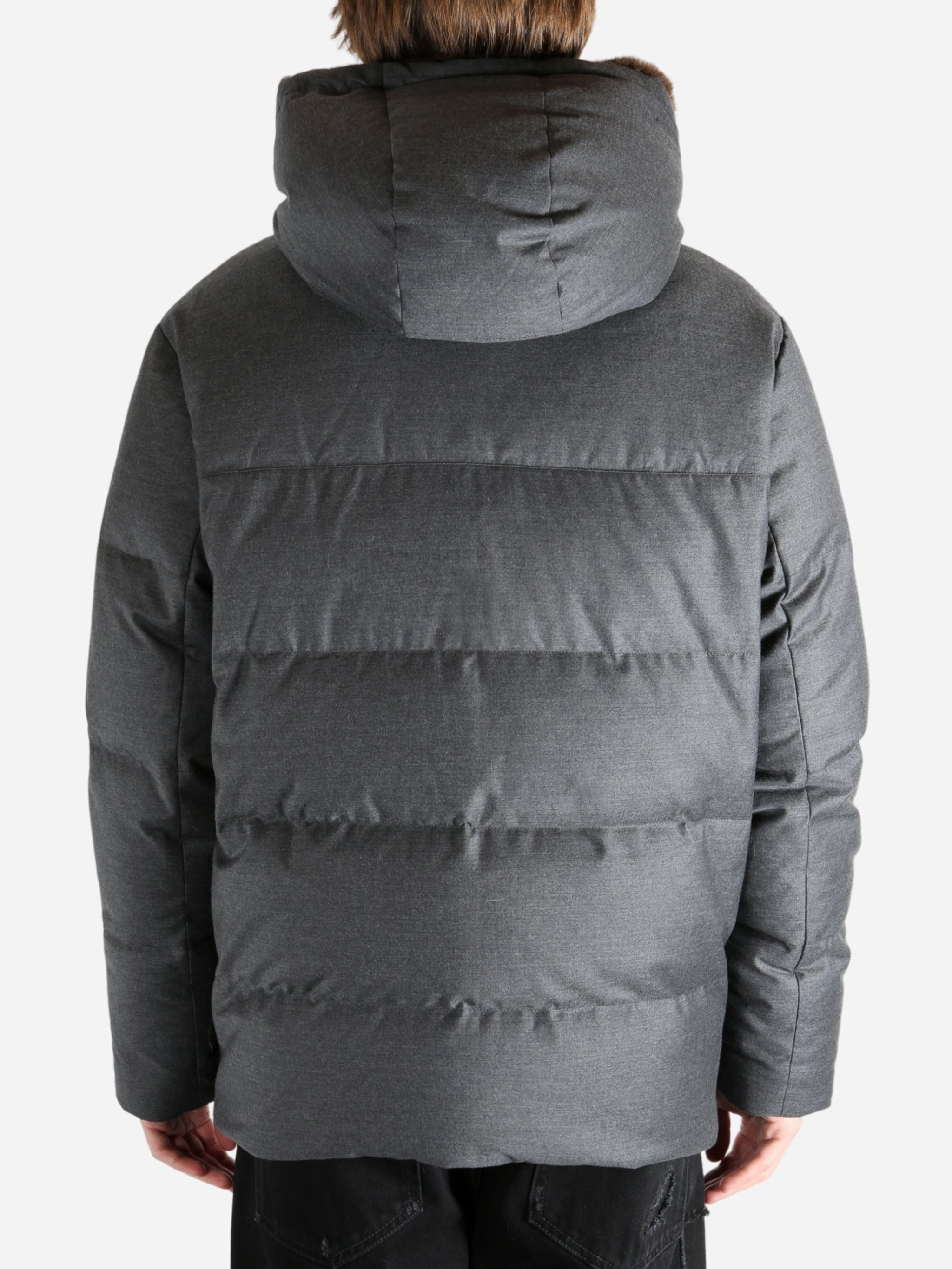 Top Rated Trench Coats YVES SALOMON - Men Hooded Jacket