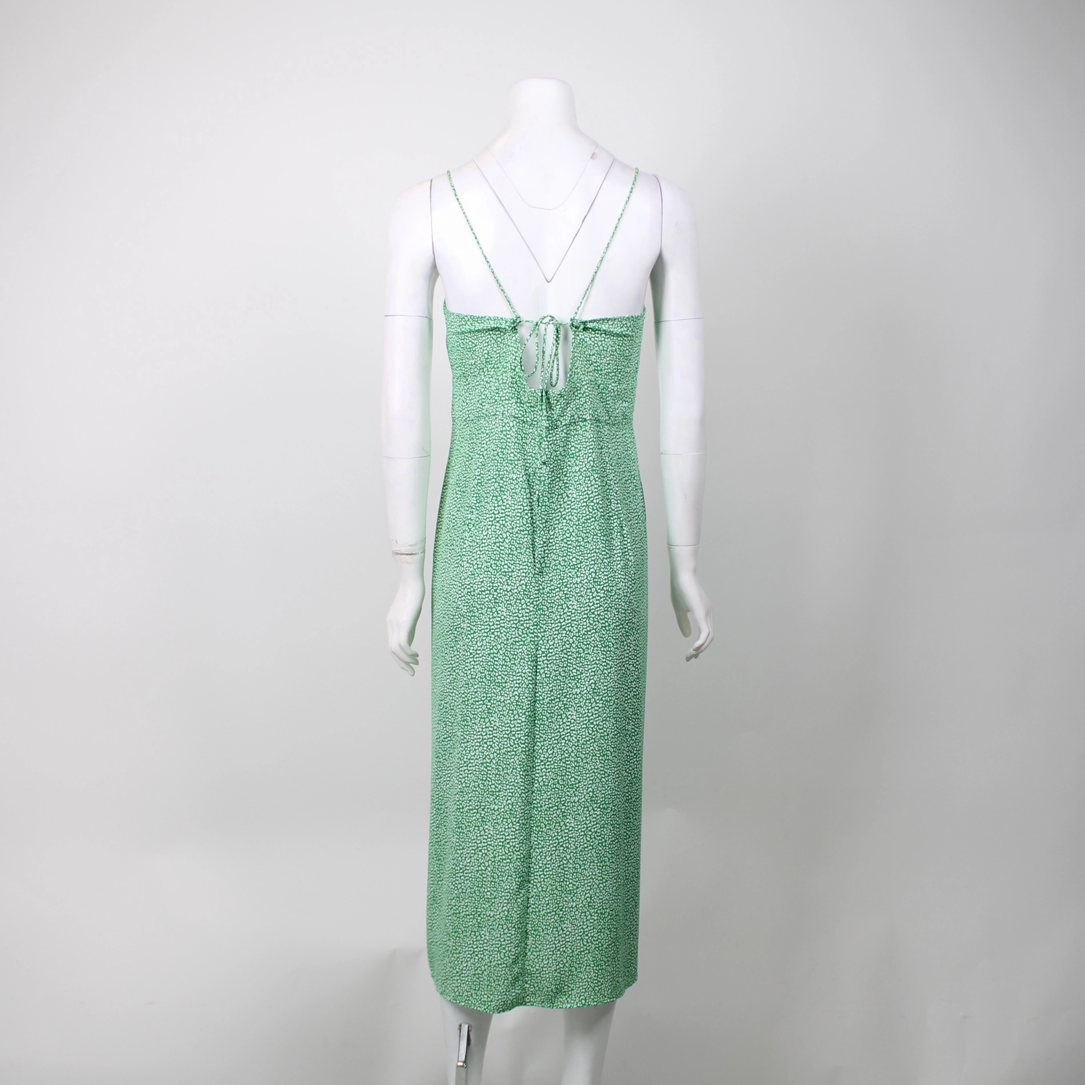 Cross Back Midi Dress Zara Green Midi Dress