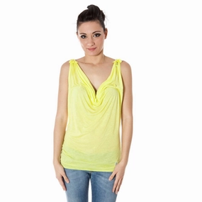 Weight Lifting T Shirts Zuelements Yellow Viscose Women Top